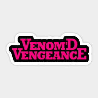 Venom'd Vengeance Magenta Sticker